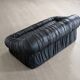 Vintage sofa by De Pas D’Urbino & Lomazzi in black leather for Dall’Oca, 19