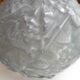 Vase boule en verre moulé art déco