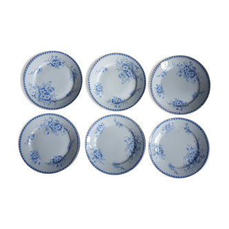 Set de 6 assiettes plates Anna