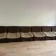 Lot 6 fauteuils tissu en polystyrène rigide année 50/60