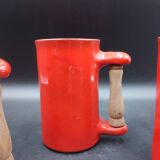 Brother Cloutier Robert Jean ceramic mug 50 60 Jouve Rivière Paul Chambost