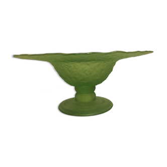 Glass cup and dummy fruit