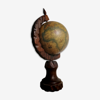 Globe vintage style rustique