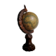 Vintage globe rustic style