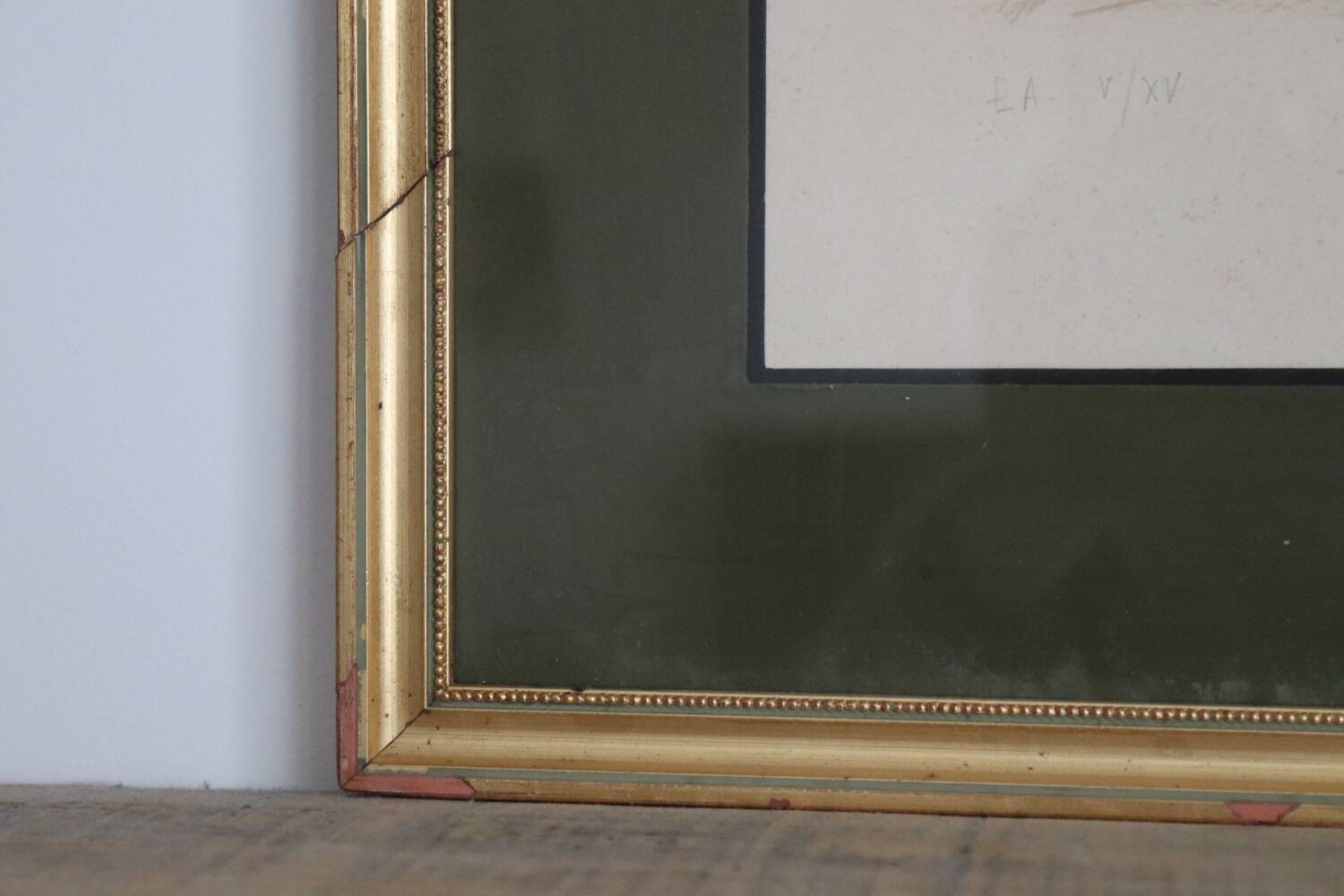 Vintage abstract painting signed Bepoix beaux art brest