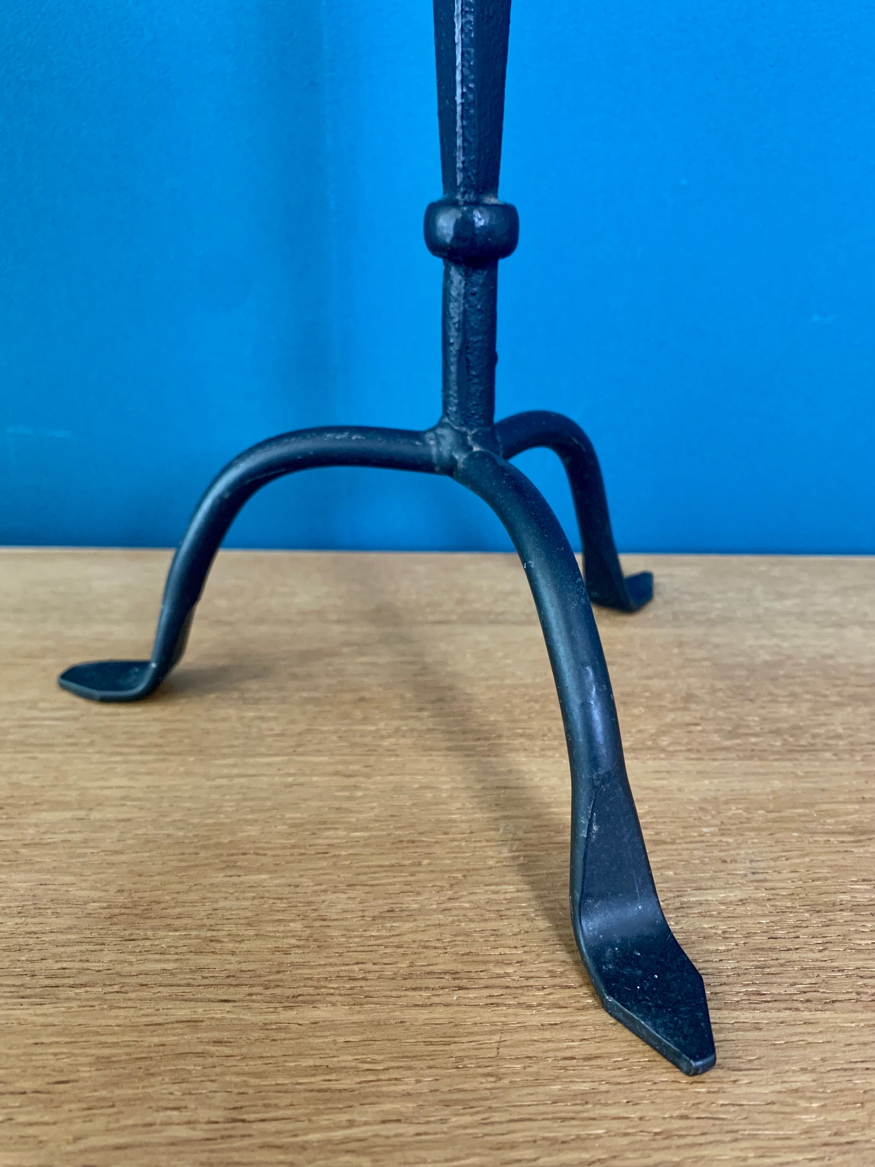 Brutalist candle holder for candle