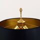 Lampe de table Hollywood Regency feuille d'ananas en laiton doré et verre, France, années 1970