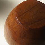 Danish sculptural bowl in teak from the mid-century, handcrafted in the 1960s.