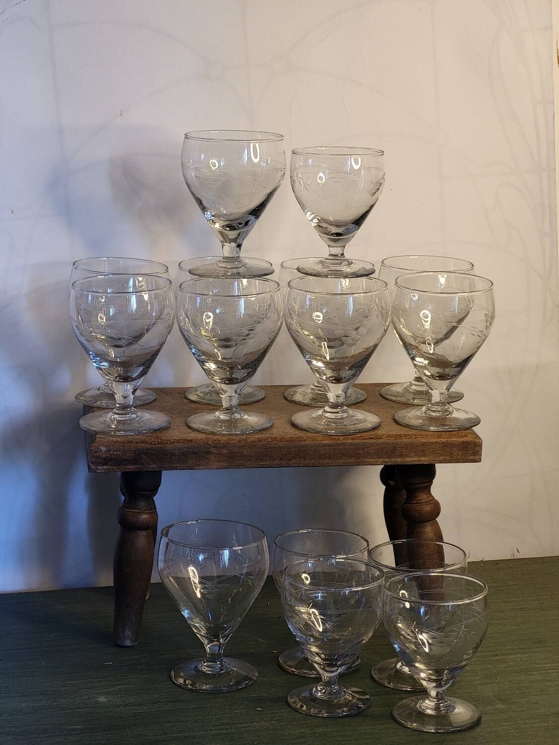 Vintage stemware