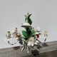 Metal flower bouquet ceiling chandelier