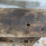 Ancient wooden workbench