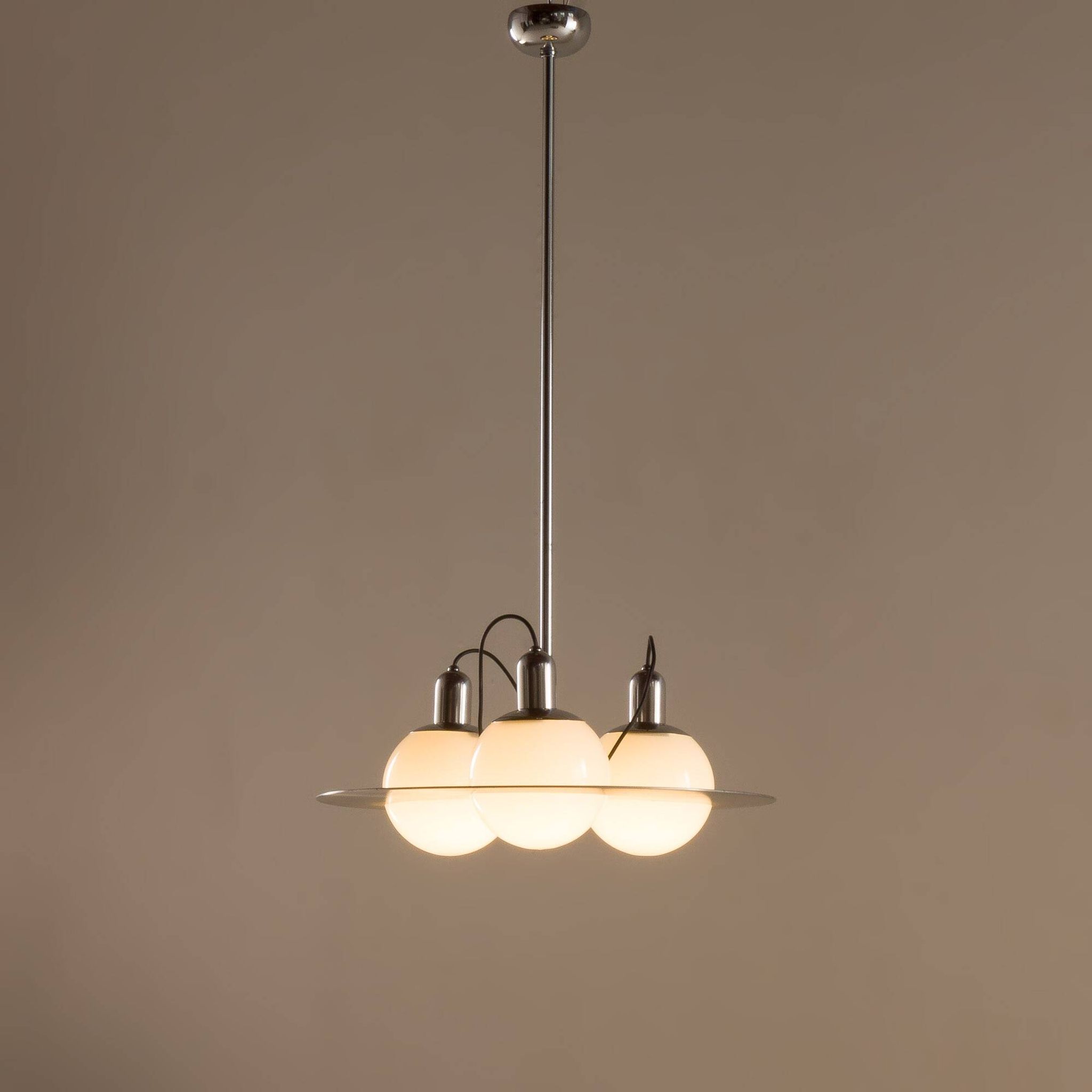 Space Age extra large Italian chandelier, 1970s