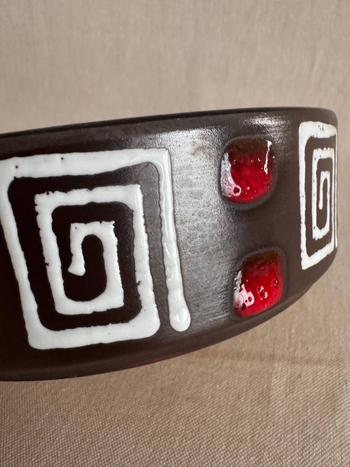 West German ceramic bowl by Dumler & Breiden