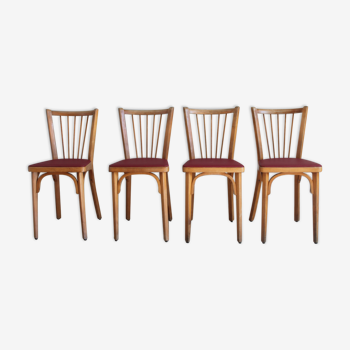 Set of 4 Chairs Bistrot Baumann