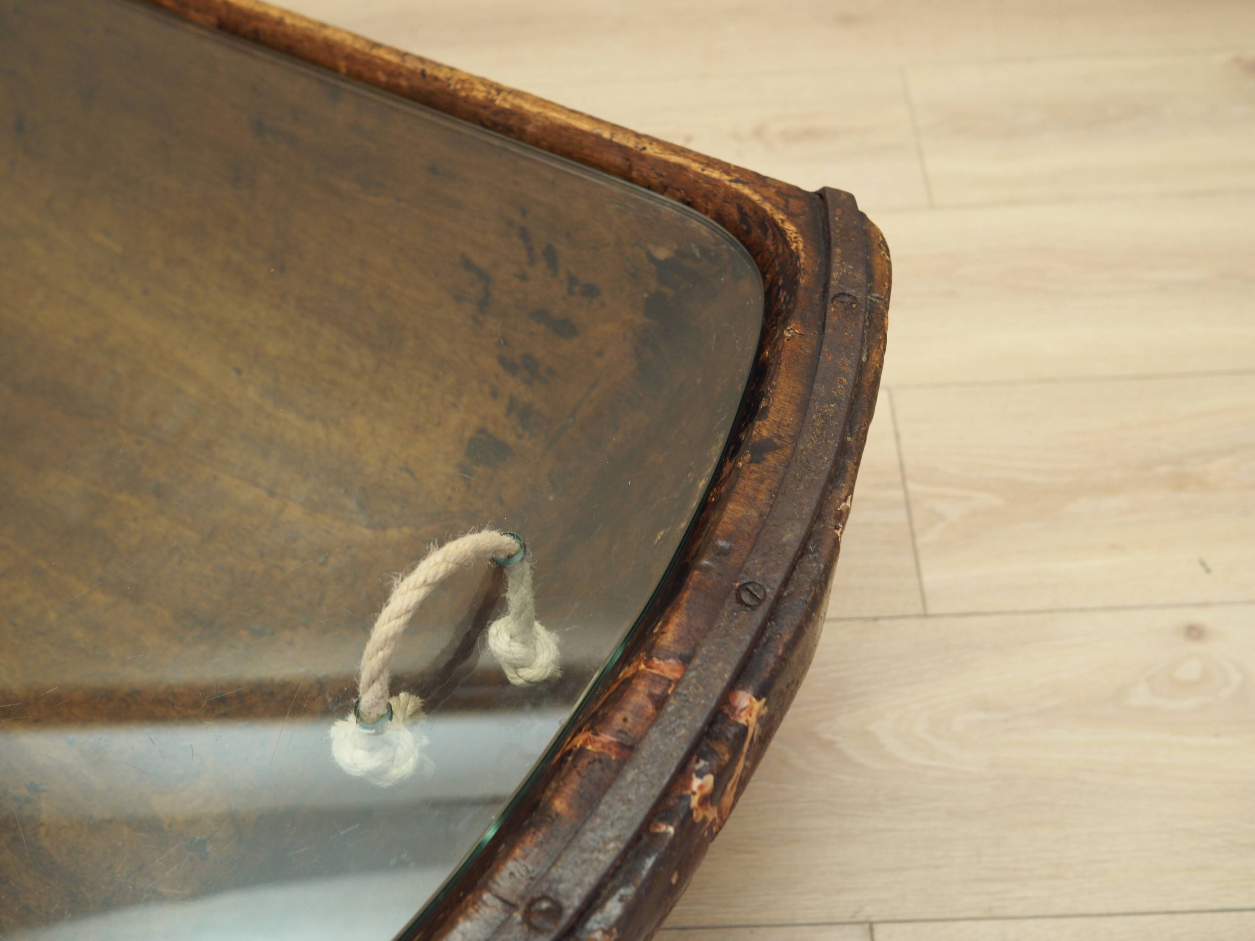 Pine coffee table, Italian design, 1960s, production: Italy