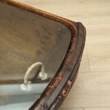 Pine coffee table, Italian design, 1960s, production: Italy