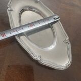 Small Silver-Plated Metal Hors d'oeuvre Dish HOKA 16 cm / 8 cm
