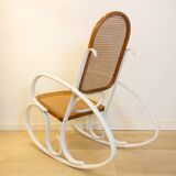 Fauteuil à bascule art nouveau
