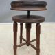 Pleyel piano stool from 1853 round leather seat