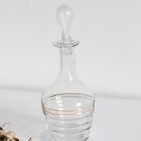 Golden vintage decanter