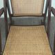 Folding wooden rocking chair and cannage from the 70s
