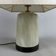 Murano glass table lamp Visa G Luce opaline modernist design from the 90s.