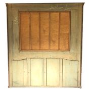 Louis XVI style trumeau in 19th century lacquered wood 196x172cm