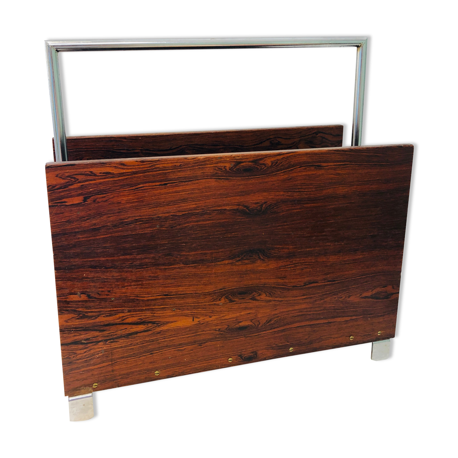 Porte revue rosewood and chrome, 1960