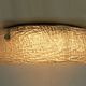 large kaiser leuchten CEILING FIXTURE flush mount thick ice glass