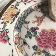 Set of 5 hand-painted dessert plates
