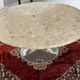 Table basse pied tulipe marbre vintage 1970