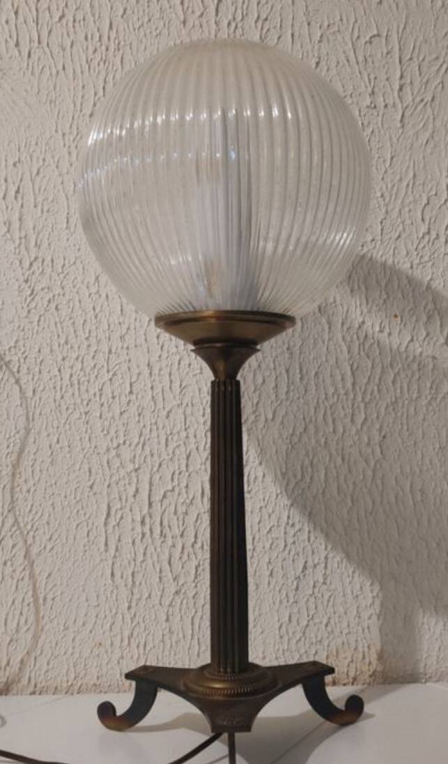 Vintage brass lamp 1960