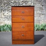 Commode à tiroirs avec miroir intégré