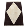 Modern Hand Knotted Turkish Rug in Brown and Ivory, 100% Natural Wool. Custom Options Available