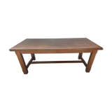 Farmhouse dining table in solid oak 1980