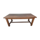 Farmhouse dining table in solid oak 1980