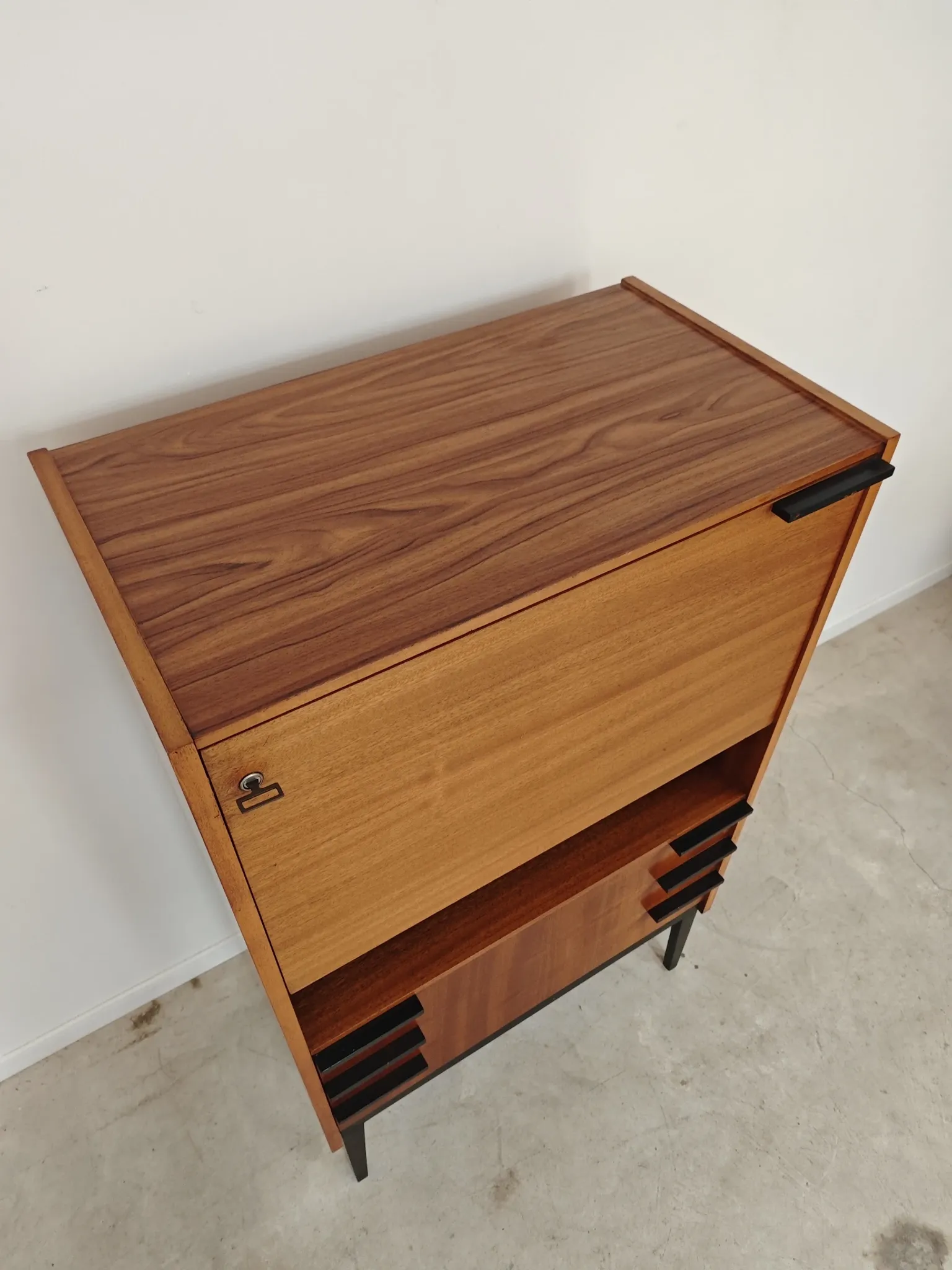 Wooden secretary by Frantisek Mezulanik for Up Zavody