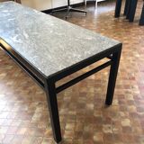 70s marble coffee table