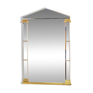 Hollywood Regency Gilded Mirror from Deknudt, Belgium, 1970