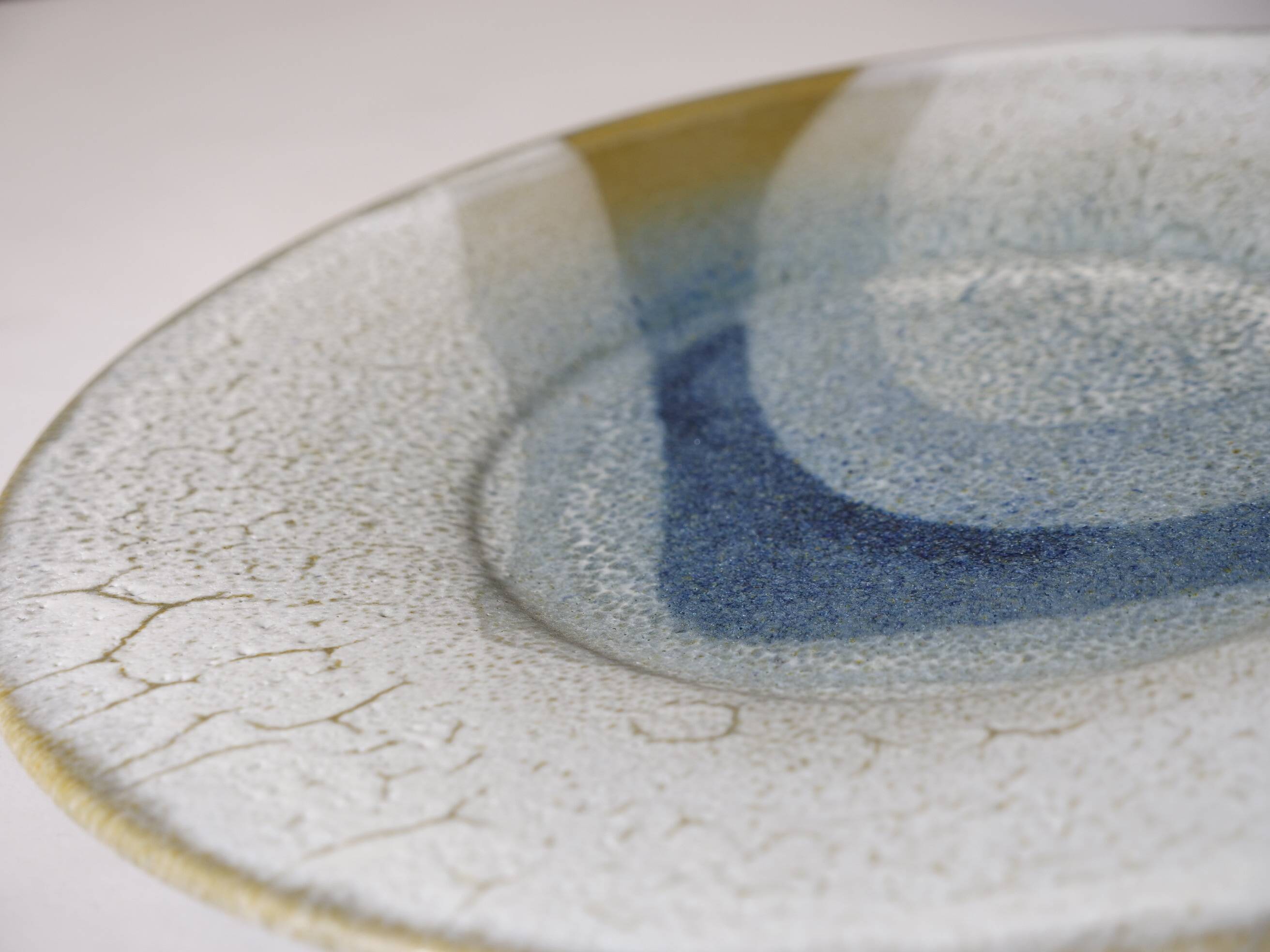Scandinavian Studio Pottery Plate, Signed, 1970s