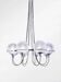 Vintage Dutch design Saturnus pendant lamp Raak 1960