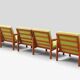 Illum Wikkelsø „Capella“ Set of 1 Armchair and 2 Sofas – Niels Eilersen – 1960s