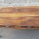 Farm table coffee table with drawers