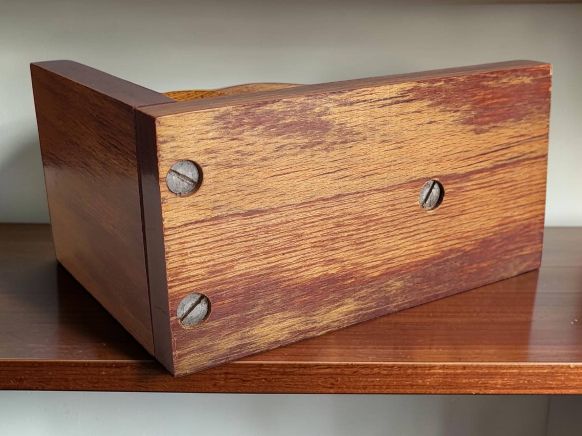 Wooden bookends