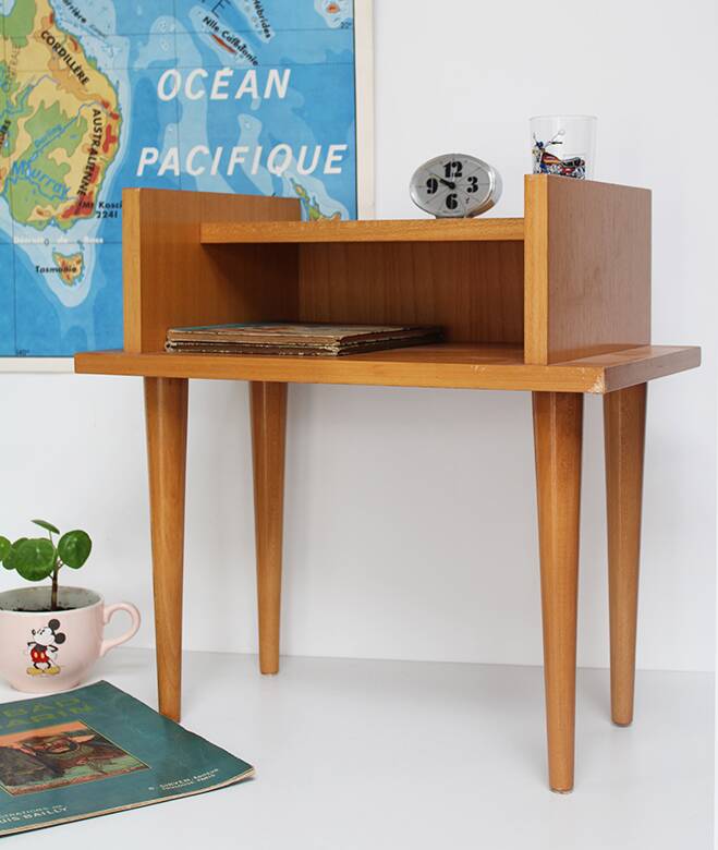 Vintage bedside table