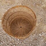 Vintage rattan stool