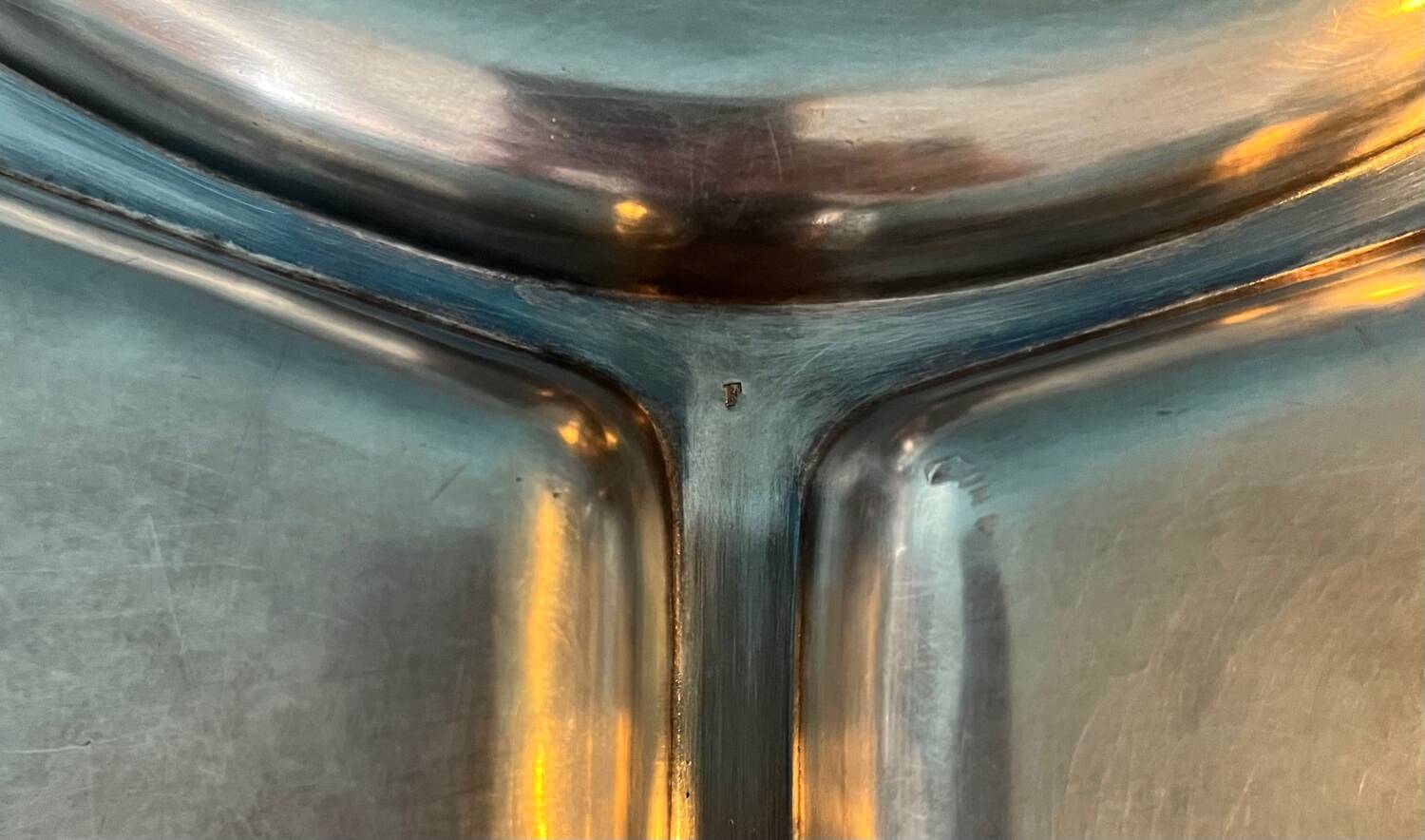 Tray, display in silver metal gallia for Christofle