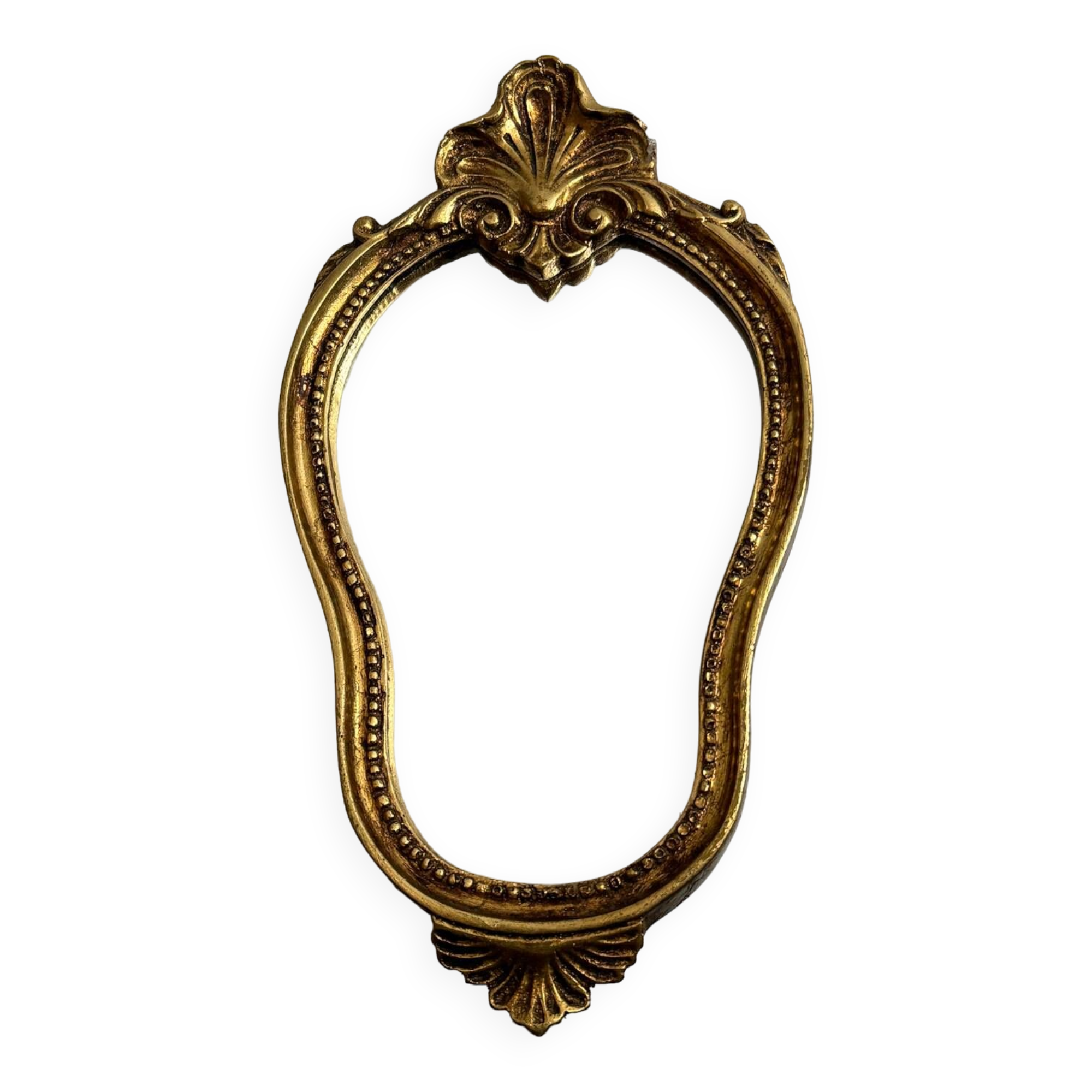 Old golden mirror 32x18cm