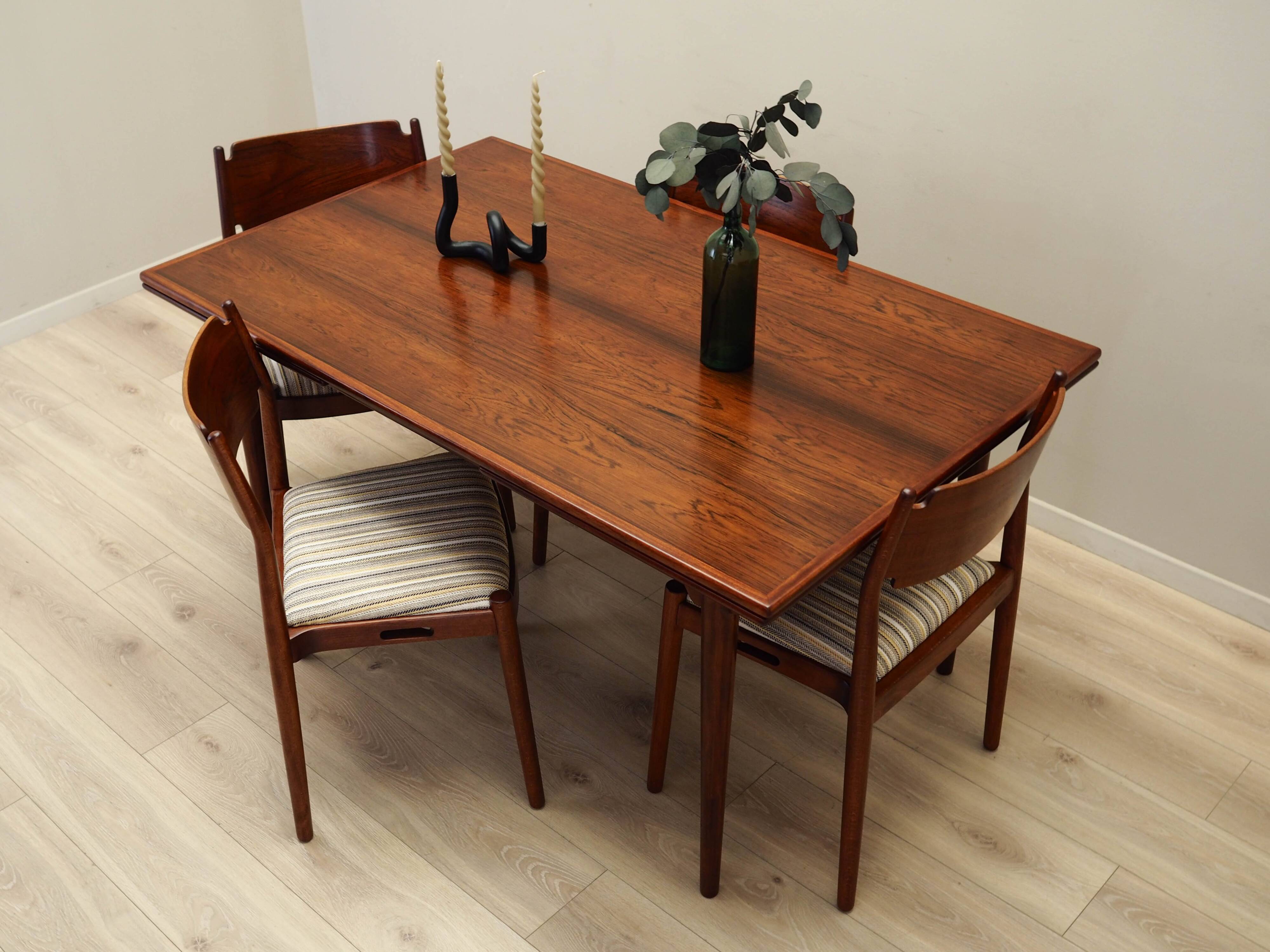 Rosewood table, Danish design, 1970s, manufacturer: Omann Jun, designer: Gu