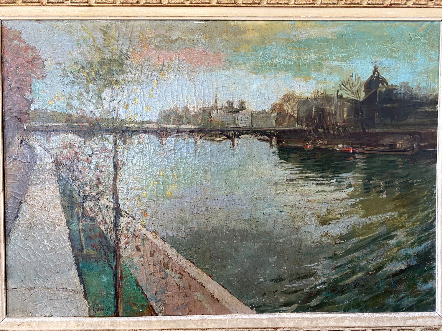 Landscape of Paris and the Seine